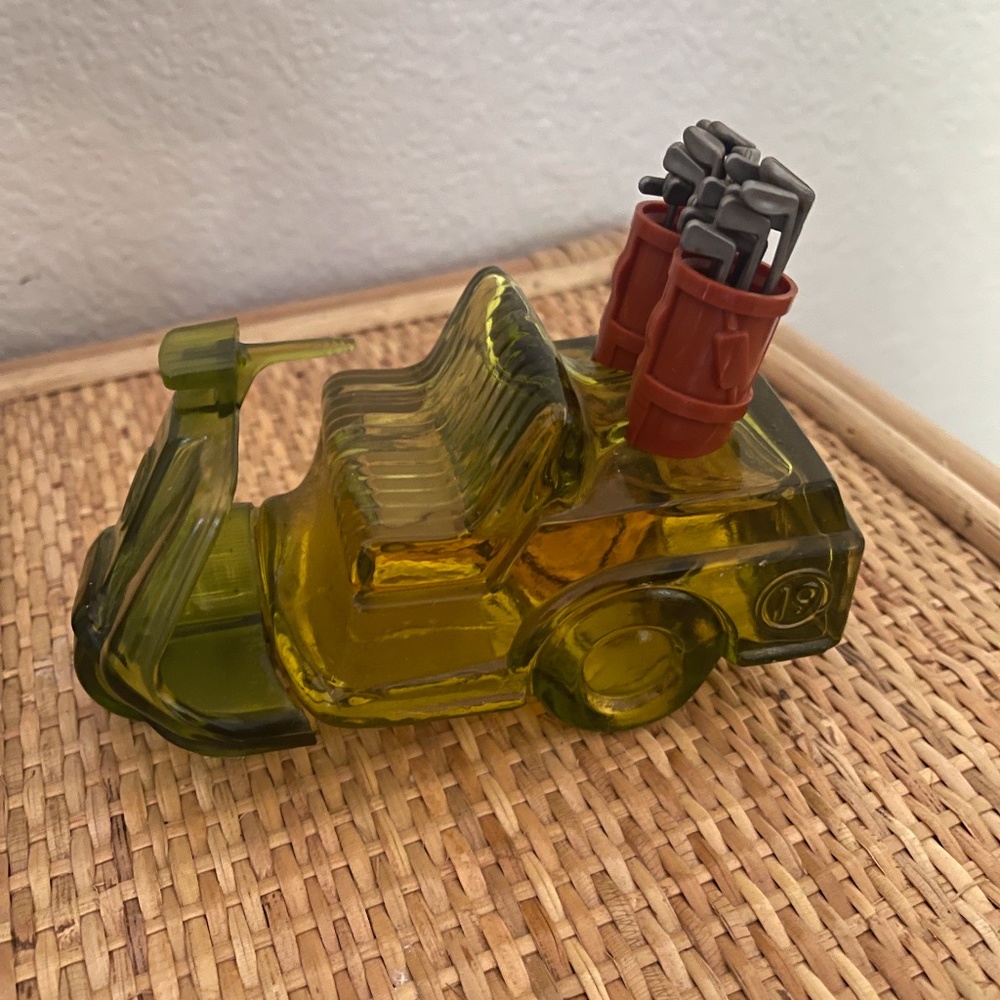 Vintage Avon Golf Cart Wind Jammer AFTERSHAVE-FULL